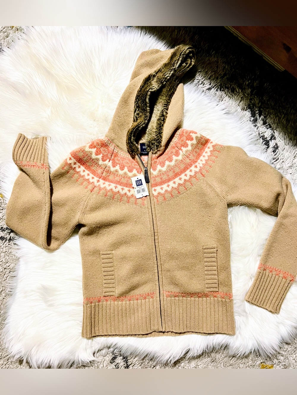 Vintage Gap Fair Isle Lambs’ Wool Sweater